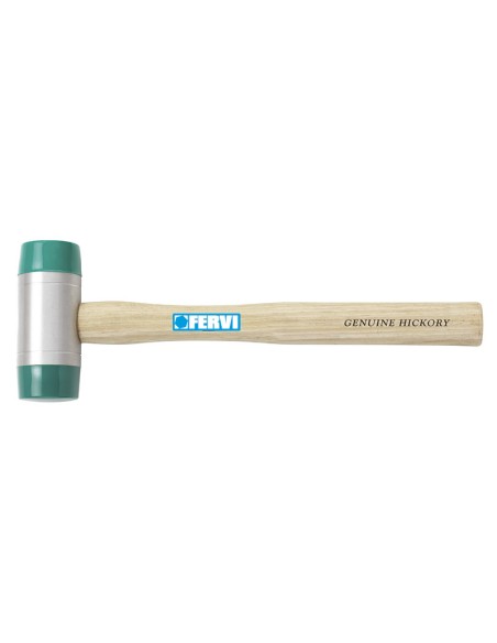 Maillet massette en aluminium t&ecirc;te poly&eacute;thyl&egrave;ne pe fibre fervi 0808/60