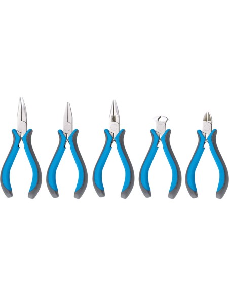 Jeu de 5 mini pinces électronique coupante fervi 0020