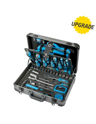Valise mallette malette avec outils 133 pcs de travail fervi 0110