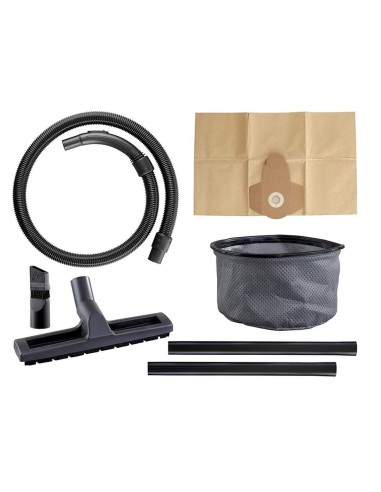 Aspirateur sec humide eau et poussière accessoires 30l fervi a025/30