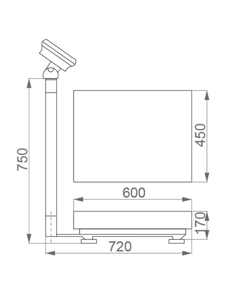 Balance électronique compacte numérique compteur de pièces 150 kg fervi b004/150