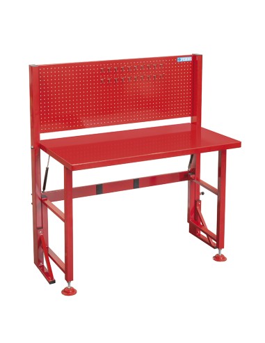 Banc de travail repliables plan étabil outils en acier fervi b019