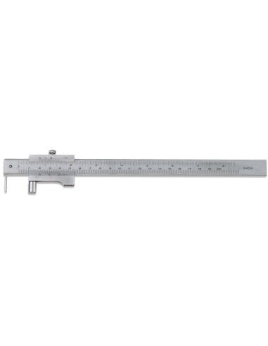 Pied à coulisse avec pointe à tracer 200 mm fervi c010/200