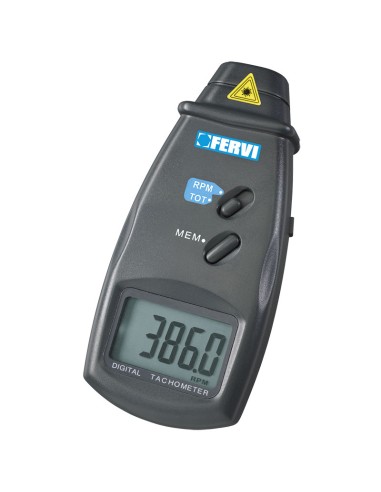 Tachymetre lcd numérique optique compte tour fervi c067