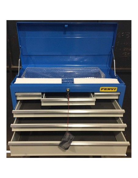 Boîte à outils 6 tiroirs caisse fervi c900/a