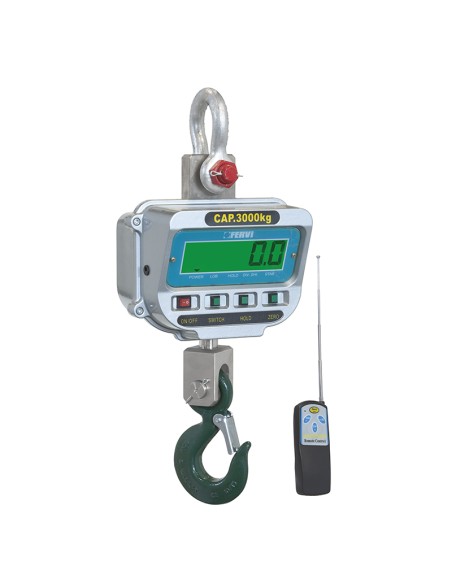 Dynamomètre peson electronique balance industriel 5000kg fervi d012/0500