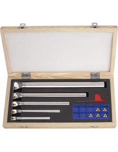 jeu d'outils à plaquettes 90° pour tour meatux fervi kistcmt