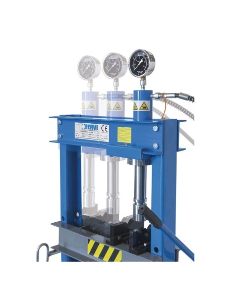 Presse d'atelier hydraulique 20 tonnes fervi p001/20