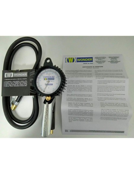 Pistolet De Gonflage Pneus Manometre Wonder Eurodainu 1991 Bar Psi Michelin