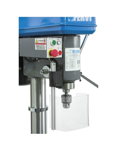 Perceuse m&eacute;tal &agrave; colonne 1,5 kw 400v fervi t032