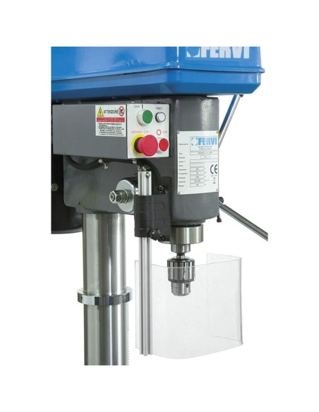 Perceuse m&eacute;tal &agrave; colonne 1,5 kw 400v fervi t032