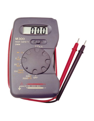 Multimètre digital volmetre amperemetre testeur electrique numérique fervi t051