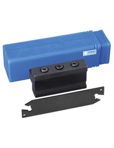 Set de outil bloc lame externe pour coupe pour tour tournage fervi t089