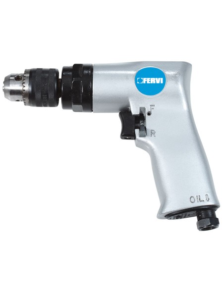 Perceuse air comprimé pneumatique clé à chocs broche 10mm reversible fervi 0339