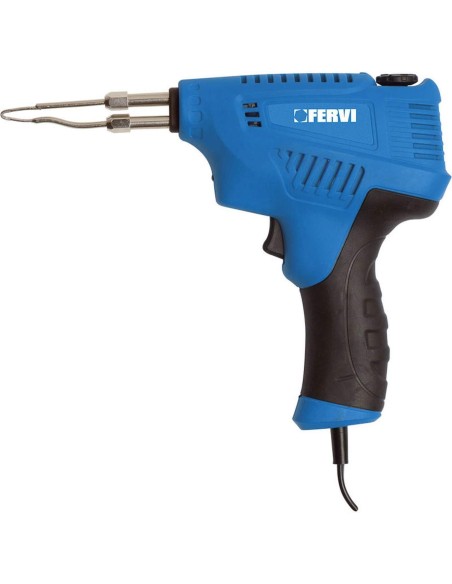 230V KIT PISTOLET FER À SOUDER PYROGRAPHE SOUDEUR MULTIFONCTION 200W FERVI 0443