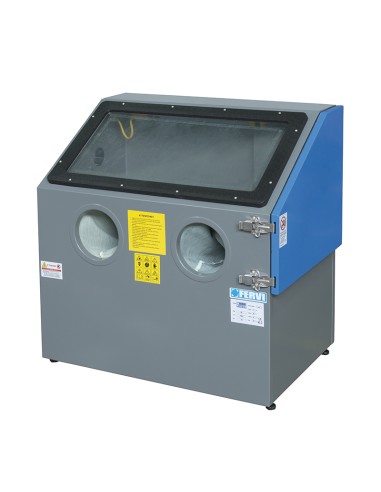 Cabine de sablage sableuse banc avec pistolet fervi 0487