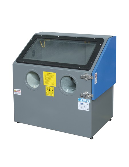 Cabine de sablage sableuse banc avec pistolet fervi 0487