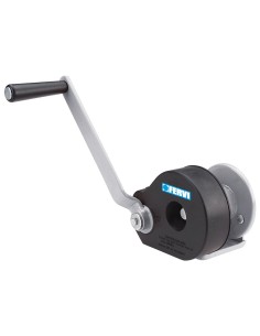 Treuil manuel a manivelle avec frein 450 kg fervi 0590