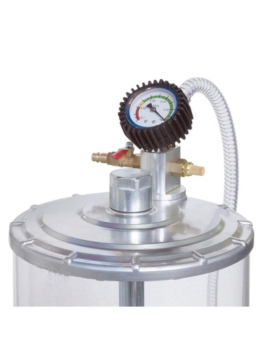 Récupérateur et aspirateur d'huile usée pneumatique 70l fervi 0596