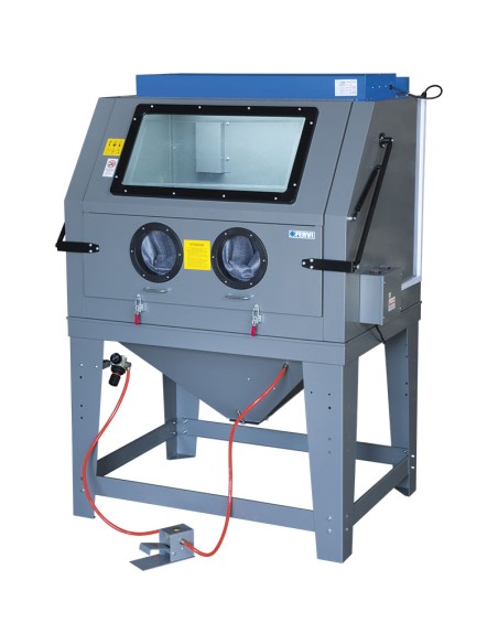 Cabine de sablage sableuse avec aspirateur fervi 0601