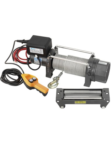Treuil electric winch à corde tirer courant continu 2720 kg fervi 0630/2720