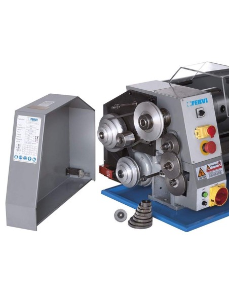Tour à métaux d'étabil avec dispositif pour fraisage fervi 0657