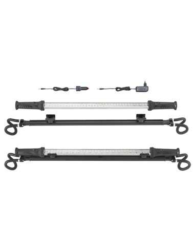 230V LAMPE LED RECHARGEABLE MAGNÉTIQUE CROCHETS EXTENSIBLES ATELIER FERVI 0840