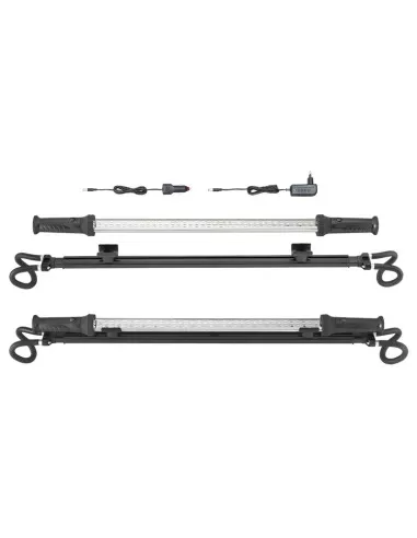 230V LAMPE LED RECHARGEABLE MAGNÉTIQUE CROCHETS EXTENSIBLES ATELIER FERVI 0840