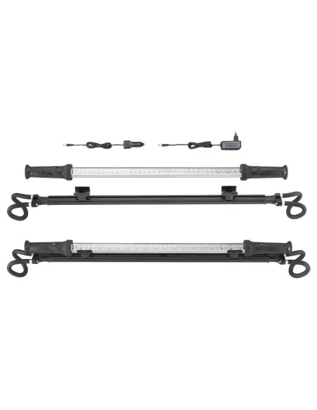 230V LAMPE LED RECHARGEABLE MAGNÉTIQUE CROCHETS EXTENSIBLES ATELIER FERVI 0840