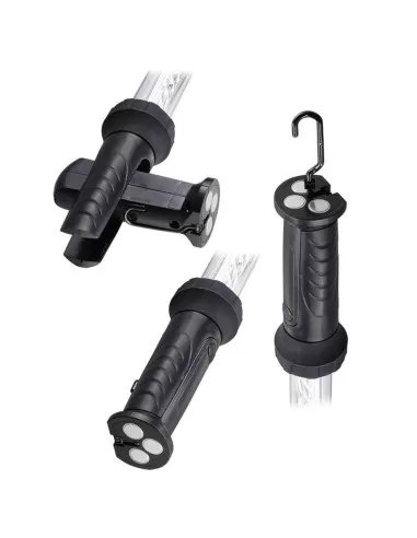 230V LAMPE LED RECHARGEABLE MAGNÉTIQUE CROCHETS EXTENSIBLES ATELIER FERVI 0840