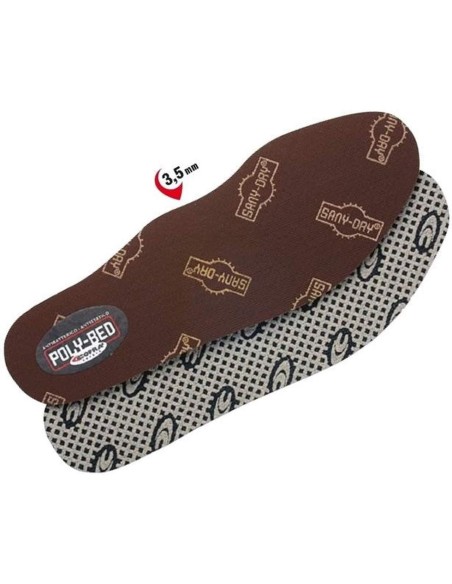 SEMELLE EN MOUSSE DE LATEX REVŽèTUE POUR CHAUSSURES COFRA POLY-BED