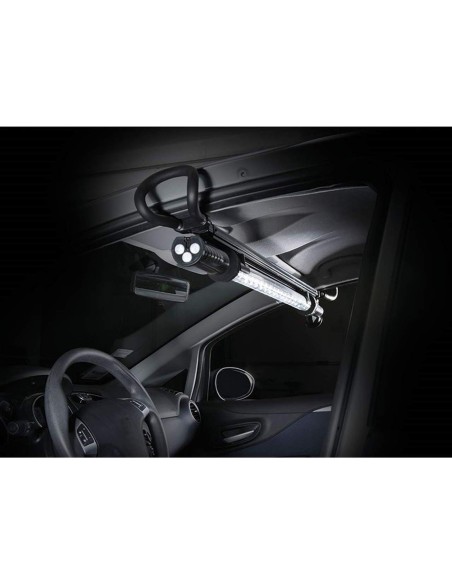 230V LAMPE LED RECHARGEABLE MAGNÉTIQUE CROCHETS EXTENSIBLES ATELIER FERVI 0840