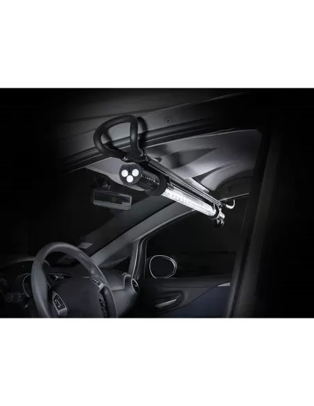 230V LAMPE LED RECHARGEABLE MAGNÉTIQUE CROCHETS EXTENSIBLES ATELIER FERVI 0840