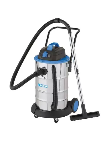 Aspirateur sec humide eau et poussière accessoires 60l fervi a040/60a