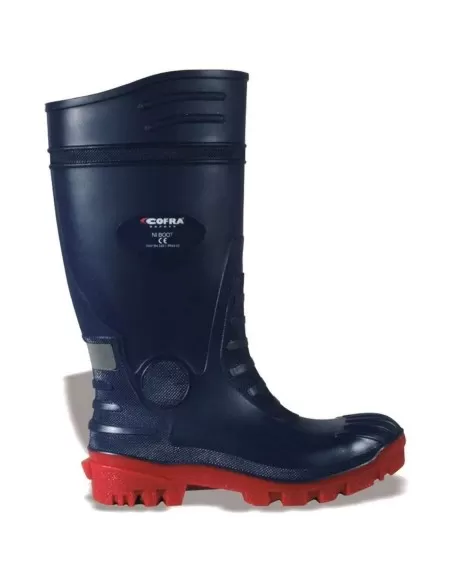 BOTTES DE SŽëCURITŽë TRAVAIL HAUTES PVC EMBOUT COQUŽë ACIER COFRA TYPHOON S5 SRC