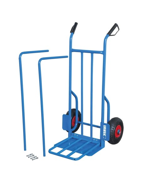 Chariot multifonction pour le transport a main garage jardin fervi c189