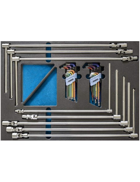 Chariot d'atelier avec outils caisse roulettes roulant servante fervi c960/cc01