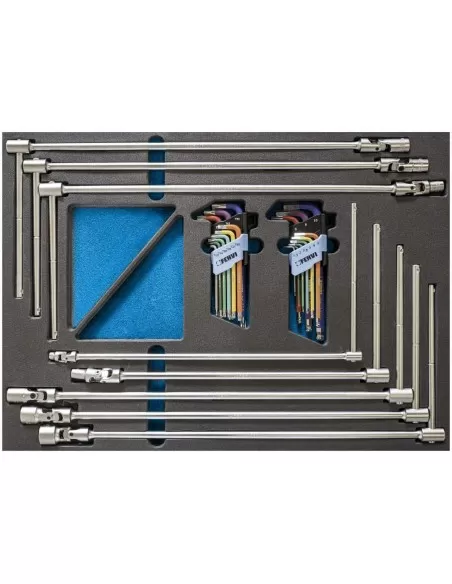 Chariot d'atelier avec outils caisse roulettes roulant servante fervi c960/cc01