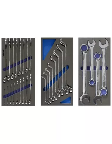 Chariot d'atelier avec outils caisse roulettes roulant servante fervi c960/cc01