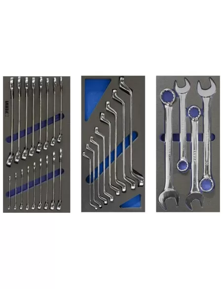 Chariot d'atelier avec outils caisse roulettes roulant servante fervi c960/cc01