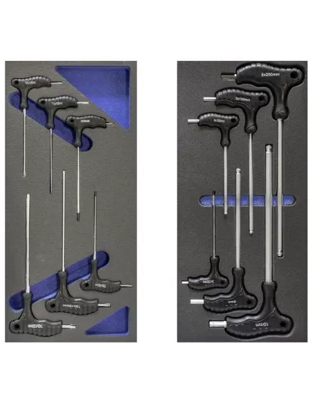 Chariot d'atelier avec outils caisse roulettes roulant servante fervi c960/cc01