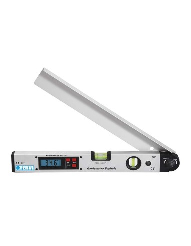 Rapporteur numérique 0 - 225° viseur d'angle avec écran lcd angle fervi g008
