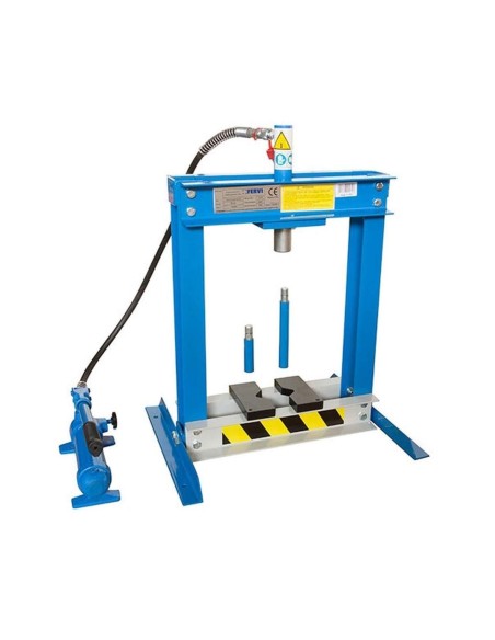 Presse hydraulique de banc avec piston mobile 4 tonnes fervi p001/04