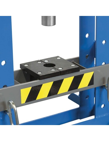 Presse hydraulique de banc avec piston mobile 10 tonnes fervi p001/10