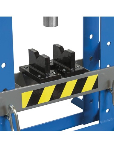 Presse hydraulique de banc avec piston mobile 10 tonnes fervi p001/10