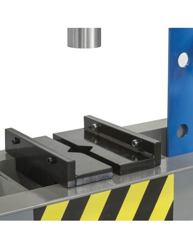 Presse d'atelier manuelle hydraulique piston mobile 30t 2 vitesses fervi p001/30