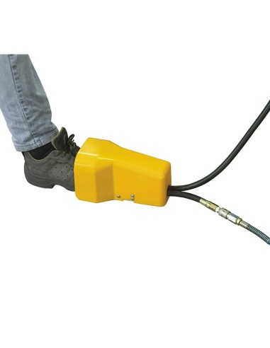 Presse hydraulique manuelle et pneumatique d'atelier 75 tonnes fervi p001/75