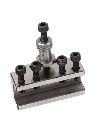 Porte-outils à siège plat pour tour fervi t00a1/pp