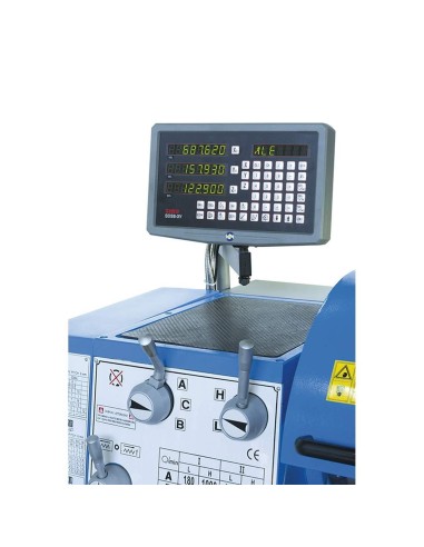 400V TOUR À MÉTAUX D'ÉTABLI PROFESSIONEL BANC MOTEUR 2VITESSES FERVI T070/400V3A