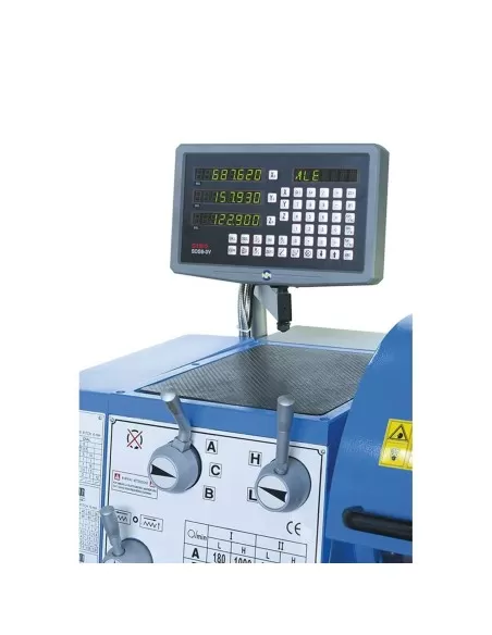 400V TOUR À MÉTAUX D'ÉTABLI PROFESSIONEL BANC MOTEUR 2VITESSES FERVI T070/400V3A